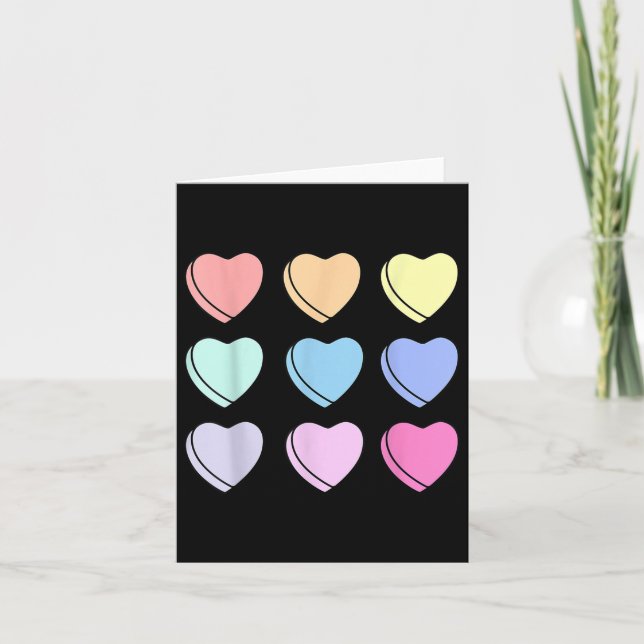 Tarjeta Corazón día de San Valentín (Anverso)