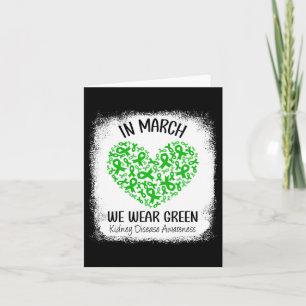 Tarjeta Corazón En Marzo Usamos Awaren Enfermedad Renal Ve