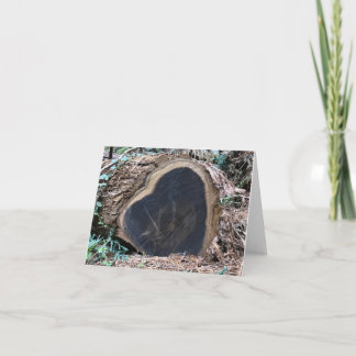 Tarjeta Corazón forestal