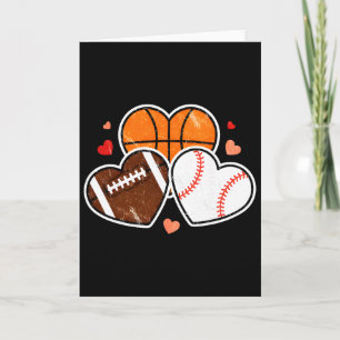 Tarjeta Corazón Fútbol Boceto Fútbol San Valentín Deportes