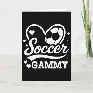 Tarjeta Corazón Gammy Fútbol Amor Jugador de Fútbol