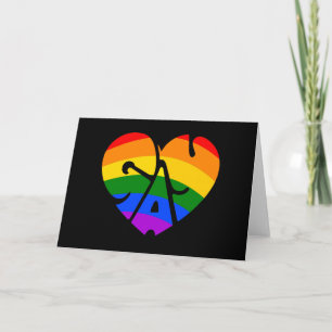 Tarjeta Corazón gay