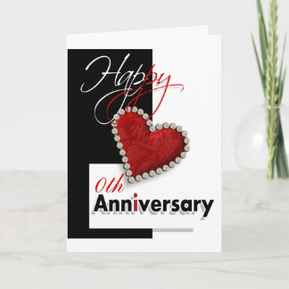 Tarjeta Corazón I usted aniversario romántico