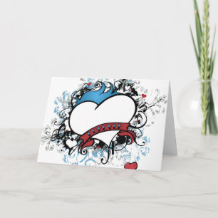 Tarjeta Corazón los míos
