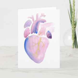 Tarjeta Corazón muy violeta