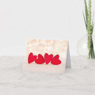 Tarjeta Corazón rojo