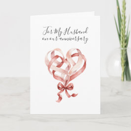Tarjeta Corazón Rosa Rojo Romántico de Aniversario Te Amo 
