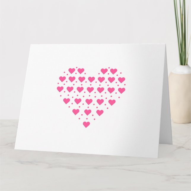 Tarjeta Corazón rosado (Anverso)