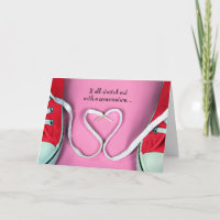 Corazón y zapatillas de aniversario