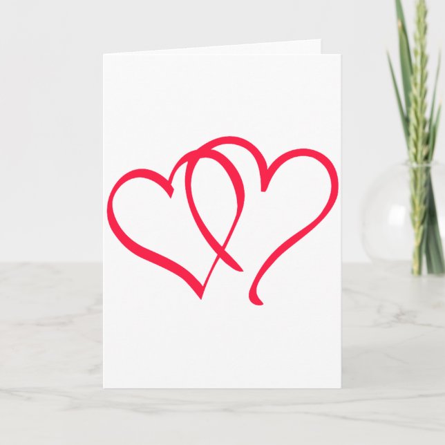 Tarjeta corazones (Anverso)