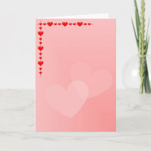 Tarjeta Corazones