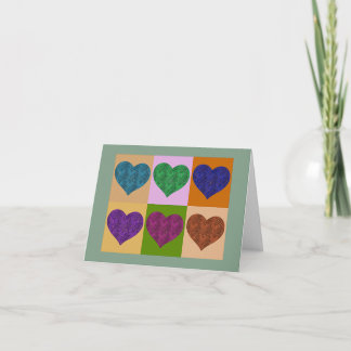 TARJETA CORAZONES A-MAZE-ING