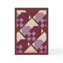 Corazones acolchados