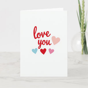 Tarjeta Corazones de Amor Dulce Tuyo