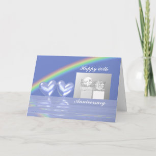 Tarjeta Corazones de brillantes de Diamante (para foto)