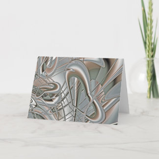 Tarjeta Corazones de plata