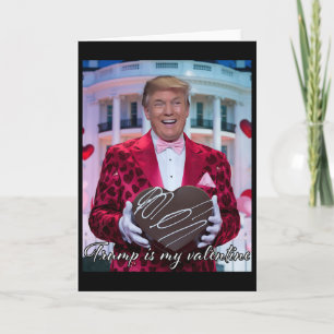 Tarjeta Corazones de San Valentín de Trump 14 de febrero P