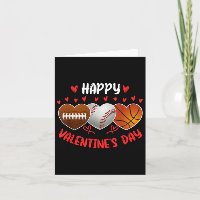 Tarjeta Corazones día de San Valentín (Anverso)