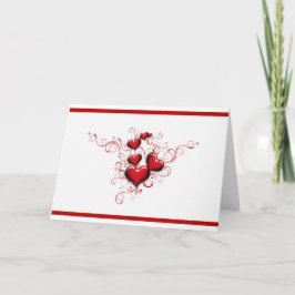 Tarjeta Corazones Entrelazados
