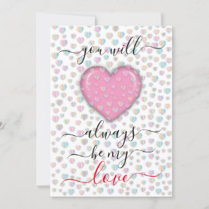 Tarjeta Corazones entrelazados personalizados elegante día