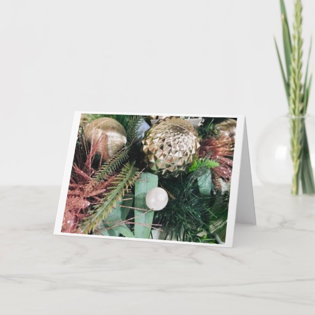 TARJETA CORAZONES LLENOS DE DESEOS PARA HERMOSOS NAVIDADES (Anverso)