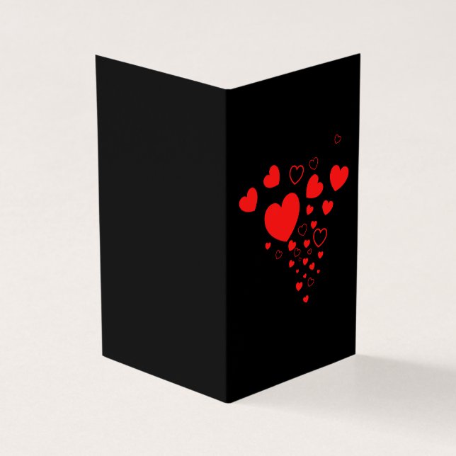 Tarjeta Corazones Platonic Valentine Notecard 25pk (Exterior)
