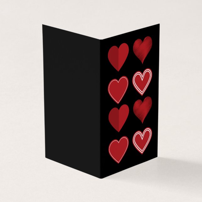 Tarjeta Corazones Platonic Valentine Notecard 25pk (Exterior)