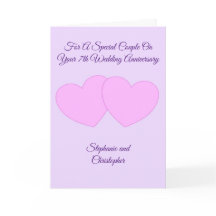 Corazones rosados Aniversario de bodas personaliza