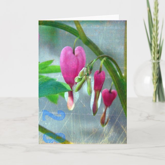 Tarjeta Corazones sangrantes (Anverso)