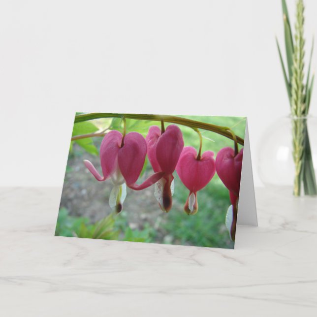 Tarjeta Corazones Sangrantes (Anverso)