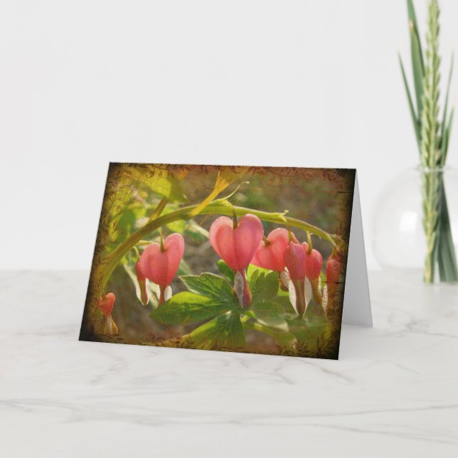 Tarjeta Corazones sangrantes (Anverso)