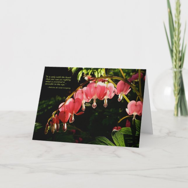 Tarjeta Corazones sangrantes (Anverso)