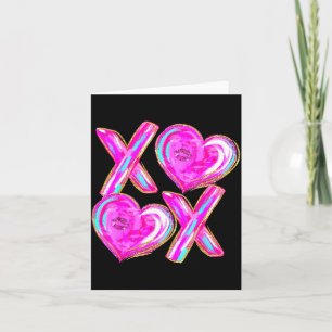 Tarjeta Corazones Xoxo Día de San Valentín Mujeres Chicas 