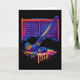 Tarjeta Corbata de tinte de hockey sobre hielo Deportes Sa