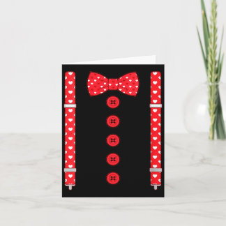 Tarjeta Corbatas de corazones divertidos para mujeres Susp