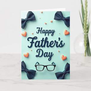 Tarjeta Corbatas de lazo para el Día del Padre Card