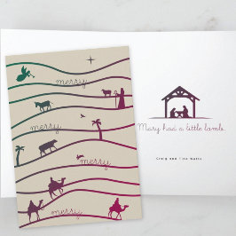 Tarjeta Cordero pequeño de Dios