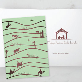 Tarjeta Cordero pequeño de Dios