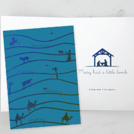 Tarjeta Cordero pequeño de Dios