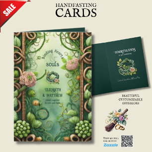 TARJETA CORDÓN DE MATRIMONIO PERSONALIZADO NUDOS CÉLTICOS 