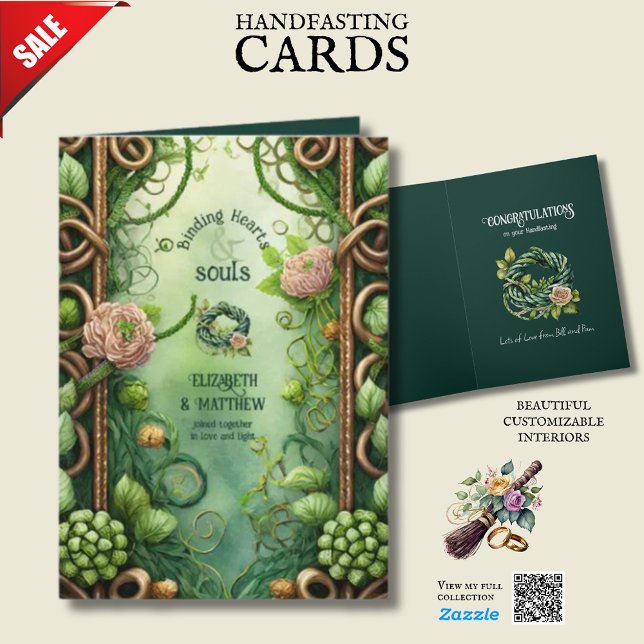 TARJETA CORDÓN DE MATRIMONIO PERSONALIZADO NUDOS CÉLTICOS  (Subido por el creador)