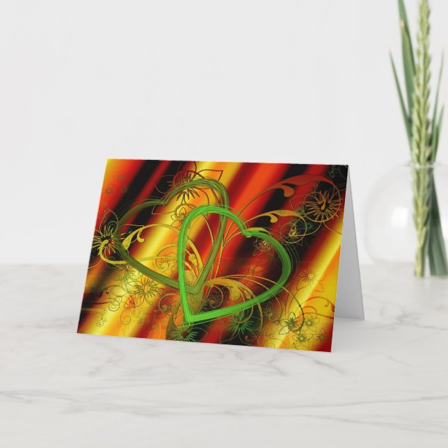 Tarjeta Coreano - Te amo (Anverso)