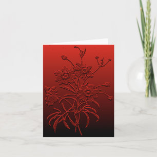 Tarjeta Coreopsis Notecard en blanco