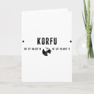 TARJETA CORFÚ
