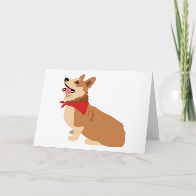 Tarjeta Corgi (Anverso)