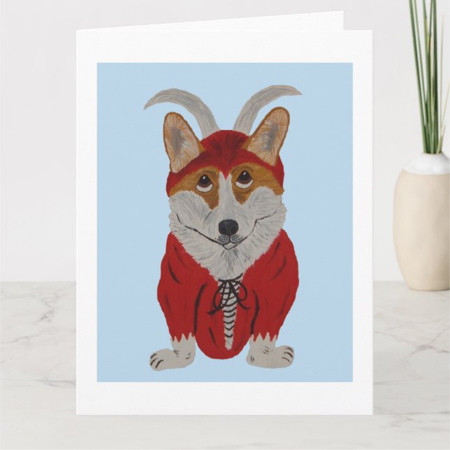 Tarjeta Corgi Devil (Anverso)