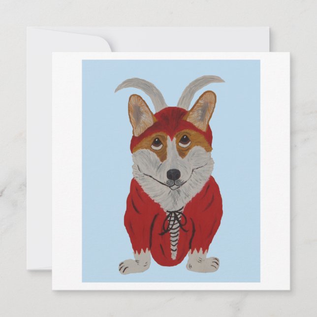 Tarjeta Corgi Devil (Anverso)
