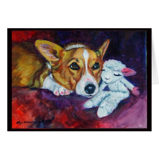 Tarjeta Corgi Galés del Pembroke