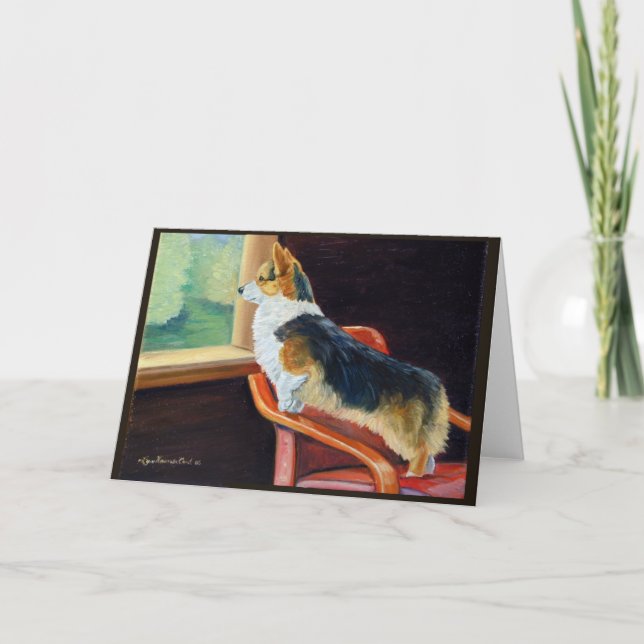 Tarjeta Corgi Galés del Pembroke (Anverso)