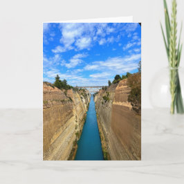 Tarjeta Corinth Canal Greece Fotografía